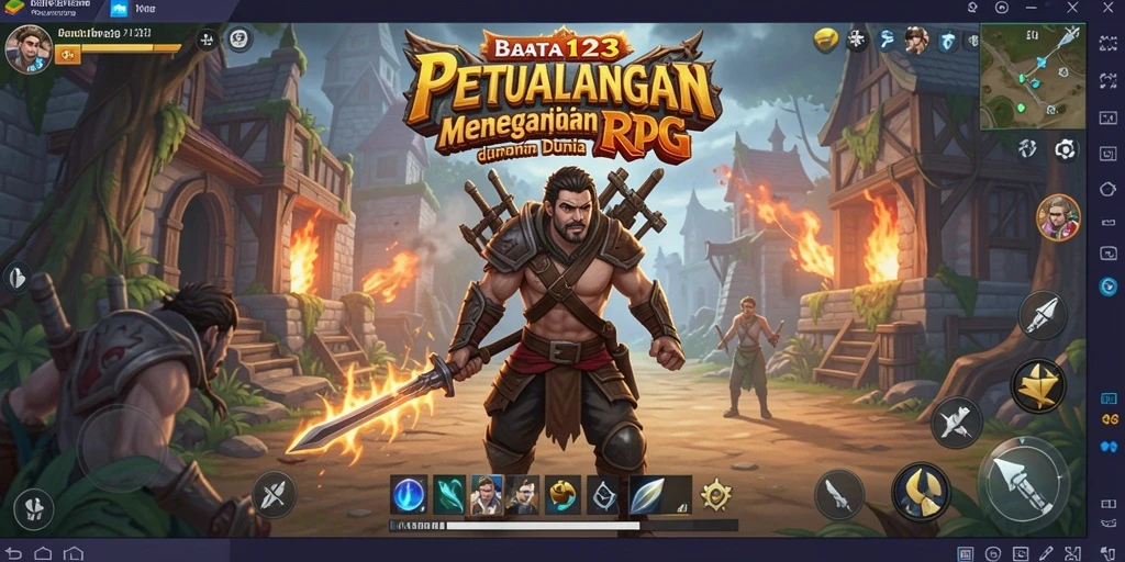 Screenshot utama BATA123 menampilkan aksi seru di dunia RPG.