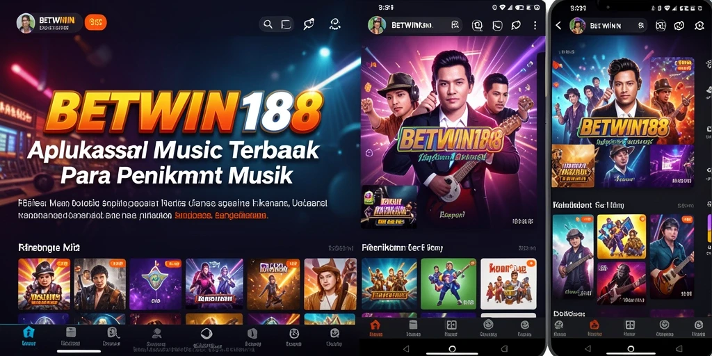 Tampilan gameplay BETWIN188 dengan fitur musik yang menarik.