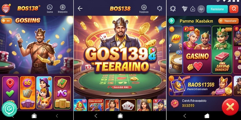 Tampilan menarik dari gameplay Kasino di BOS138.