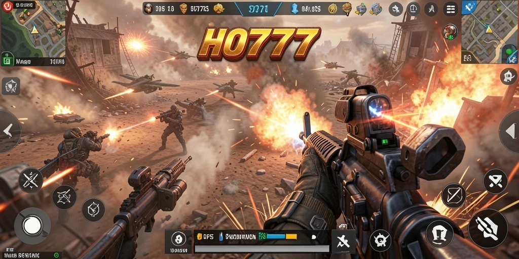 Tangkapan layar menunjukkan aksi mendebarkan dalam game HO777.