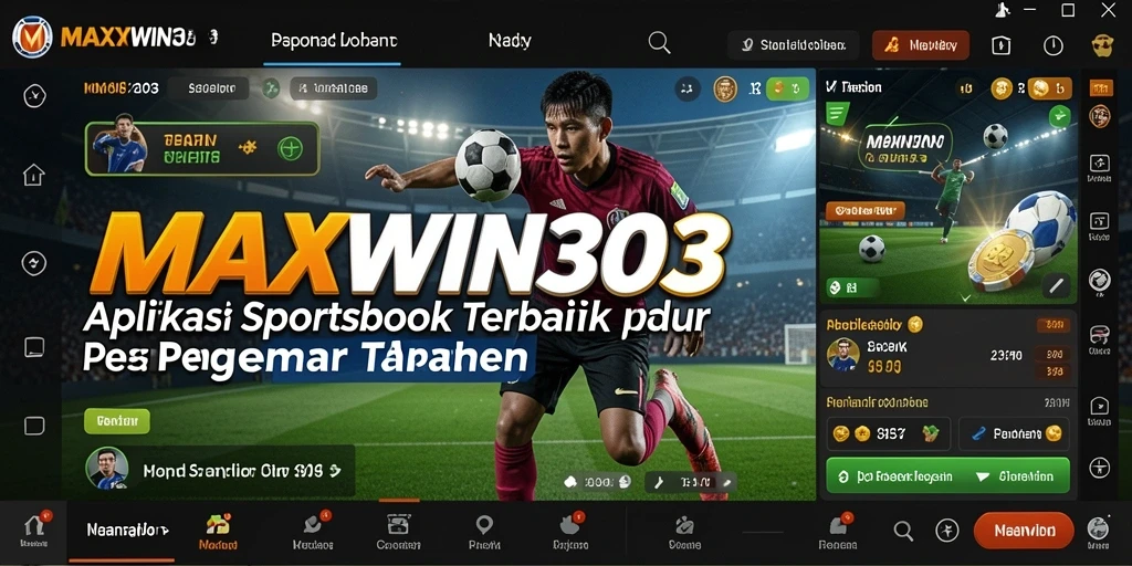 Tampilan menarik dari gameplay taruhan olahraga di MAXWIN303.