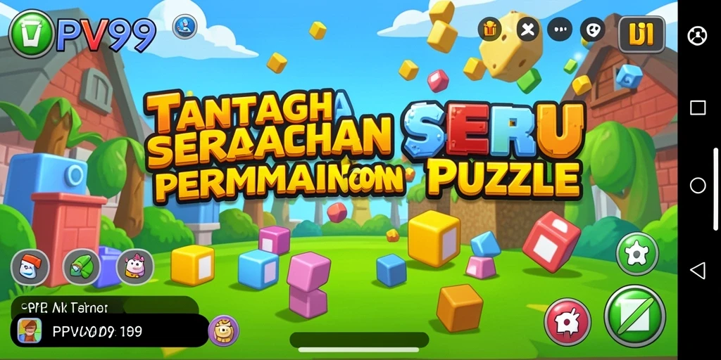 Tampilan gameplay seru dan menantang dari PPV99 dalam genre Puzzle.