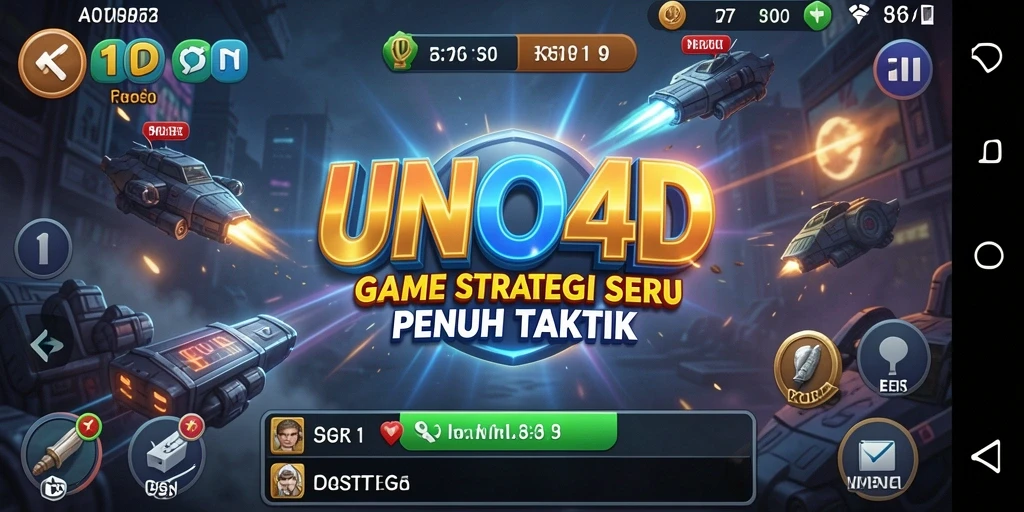 Gameplay strategis yang mendebarkan di UNO4D.