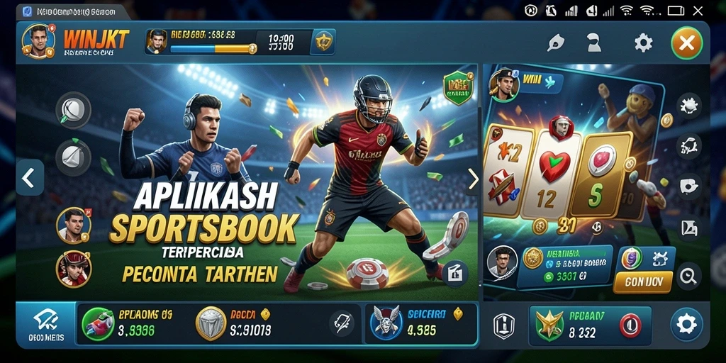 Tampilan gameplay yang menarik di WINJKT saat bertaruh.